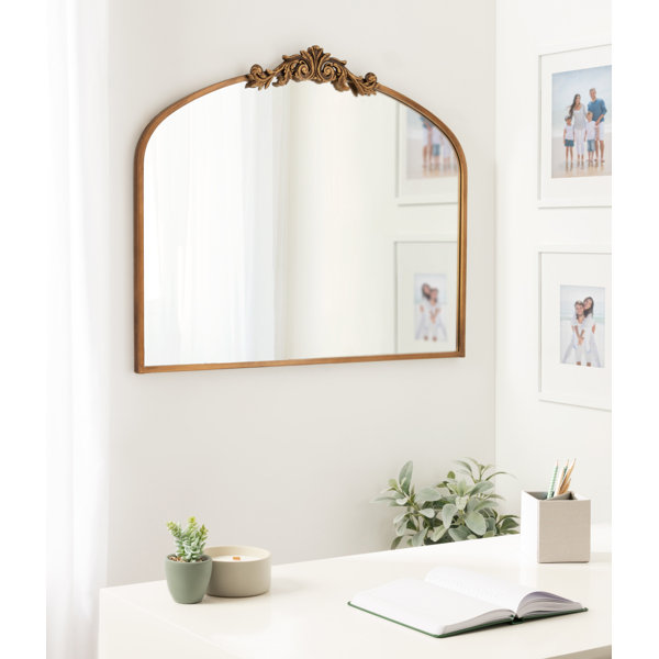 Antique Brass Wall Mirror | Wayfair